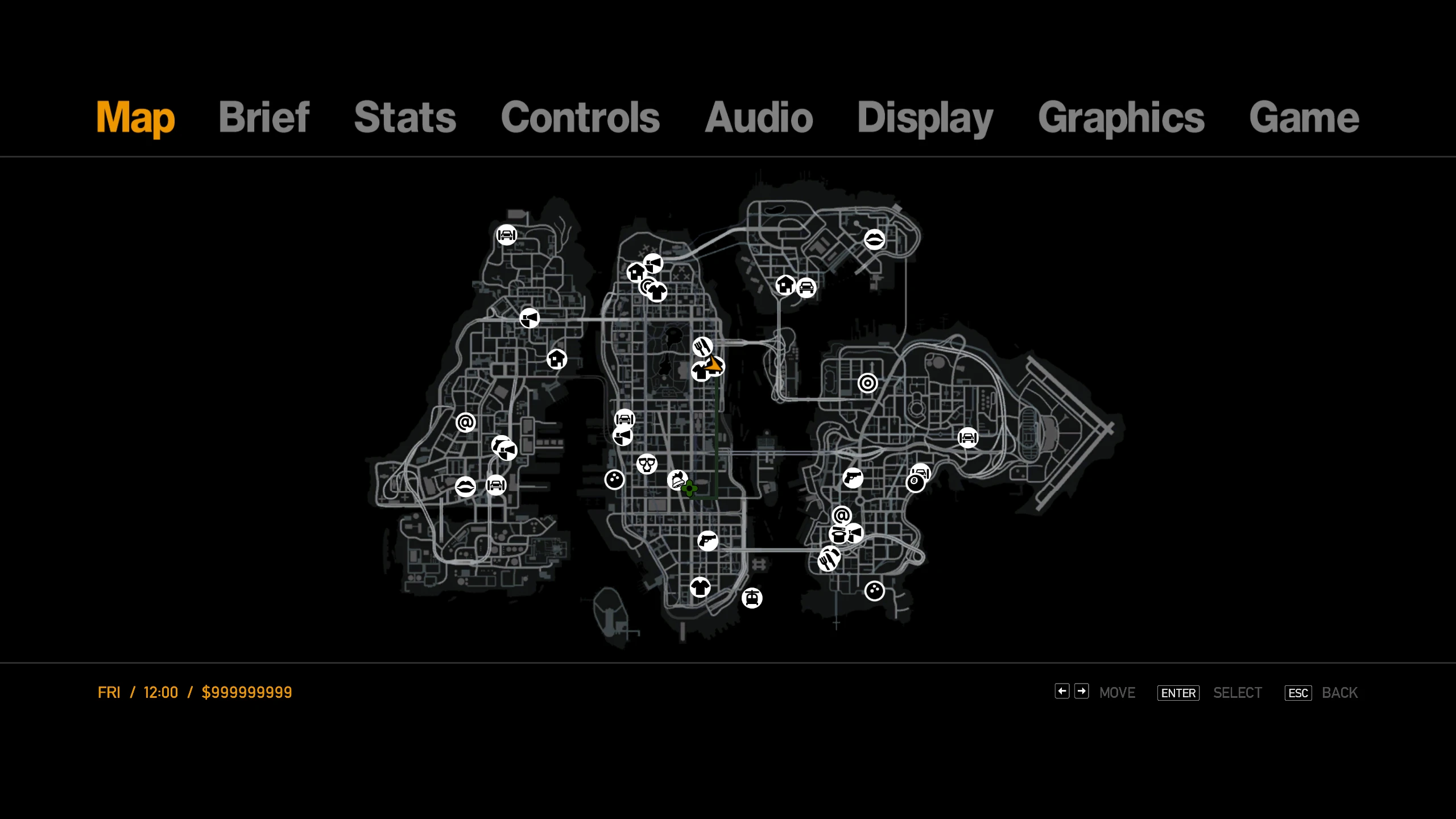 Transparent Map Menu Off