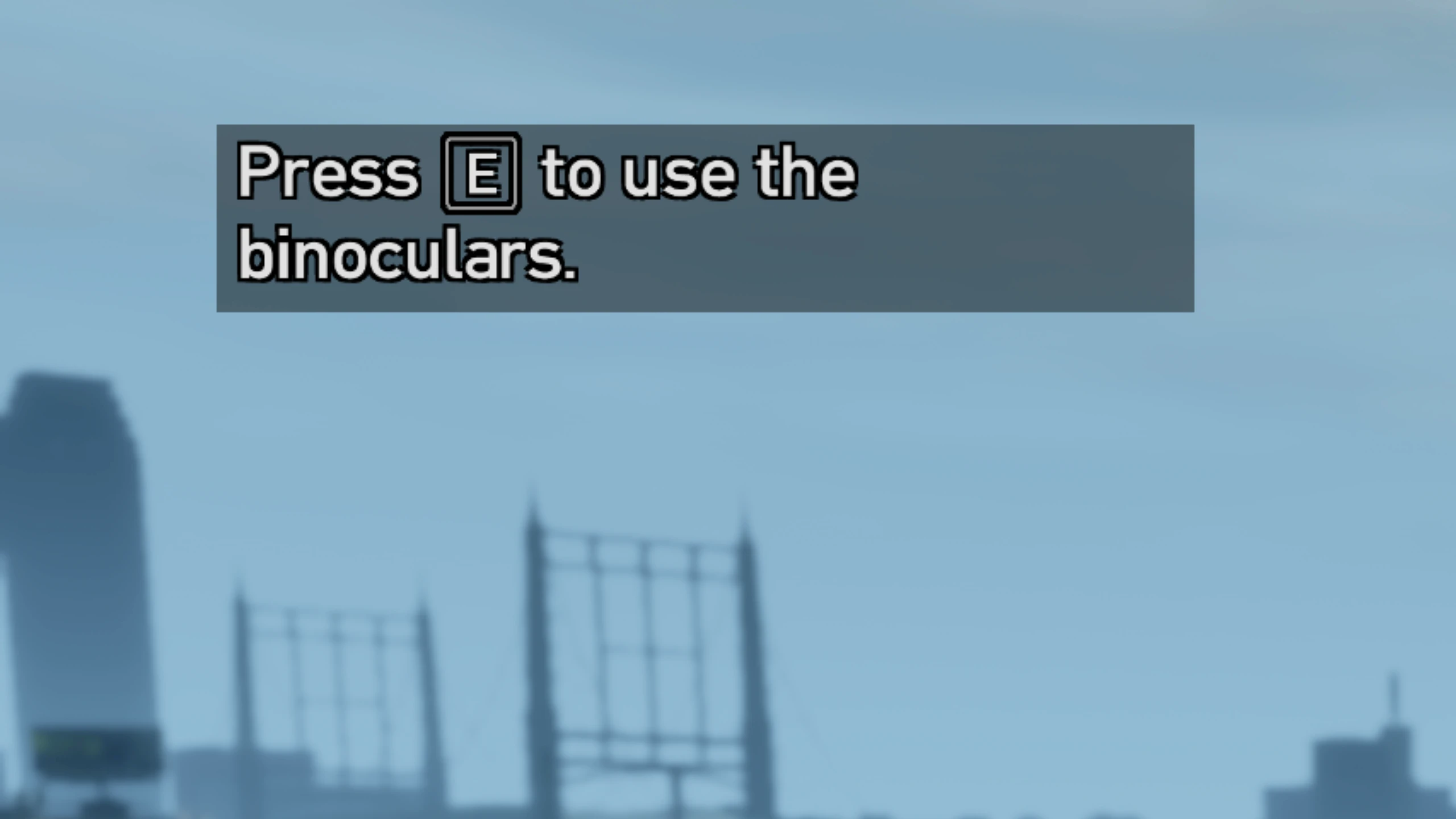 A screenshot of help box that appears in the top left corner of the screen in the PC version of GTA IV. It's bigger than the PC help box.