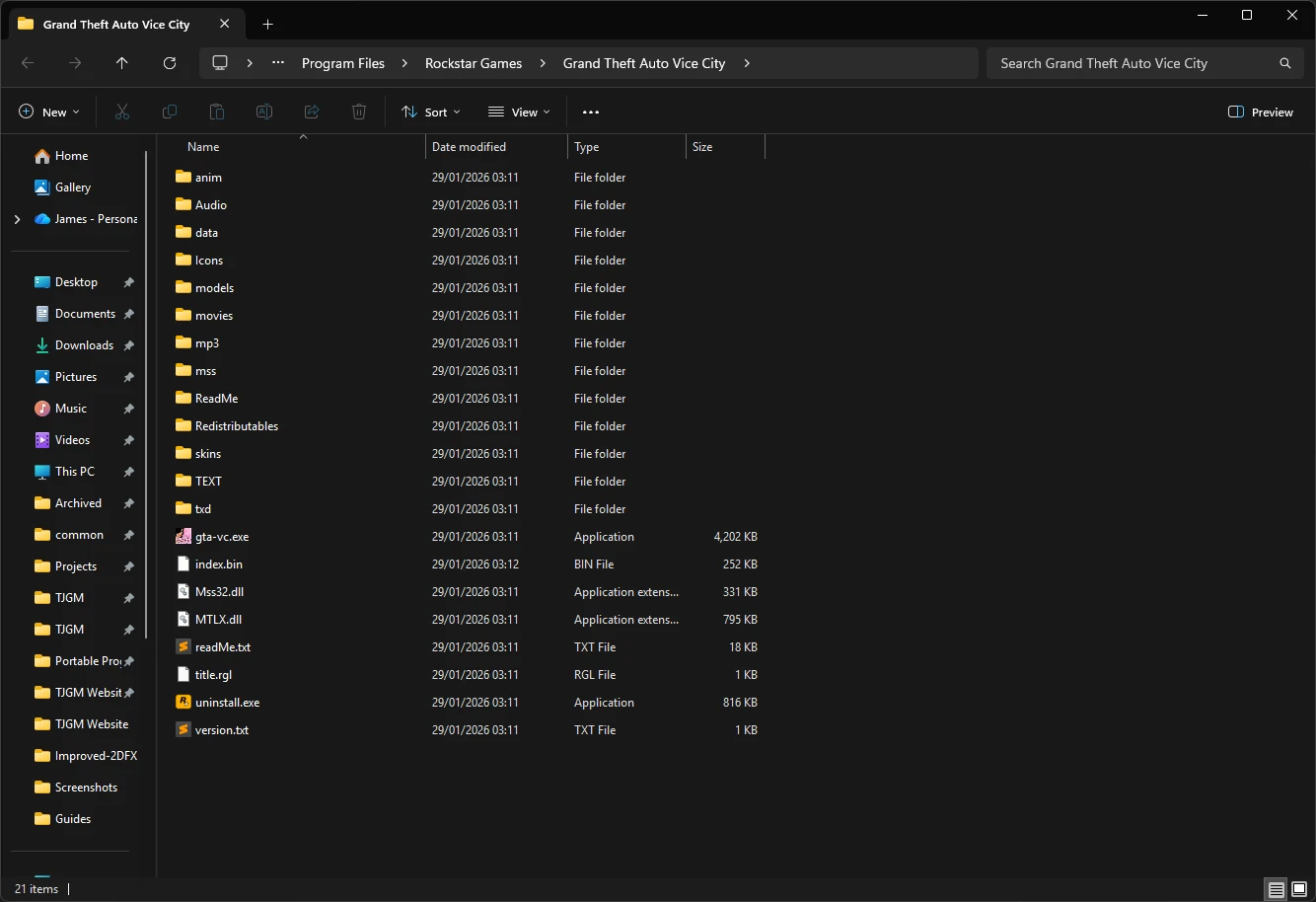 Vice City Rockstar Games Launcher Files