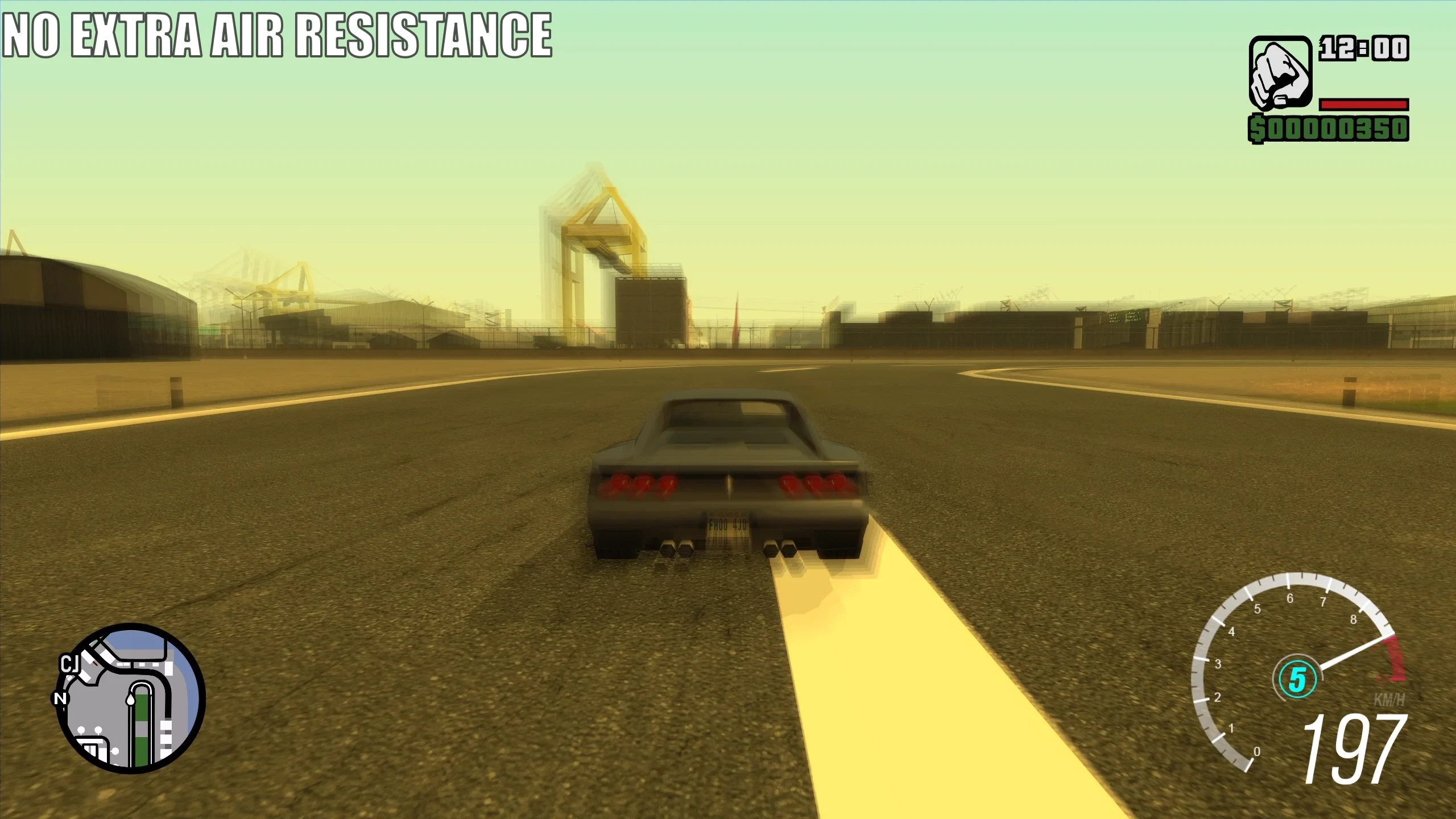 San Andreas Cheetah with a max speed of 197KPH